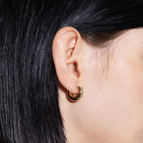 Aeyde - Alaya Small 18kt Gold-Plated Hoop Earrings