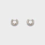 Aeyde - Alaya Small Palladium-Plated Hoop Earrings