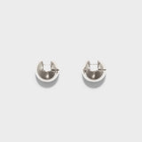 Aeyde - Alice Medium Palladium-Plated Earrings