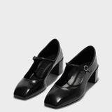 Aeyde - Aline Leather Mary-Jane Pumps