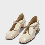 Aeyde - Aline Leather Mary-Jane Pumps