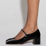 Aeyde - Aline Leather Mary-Jane Pumps