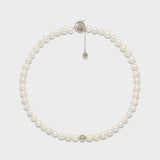 Aeyde - Sarin Pearl and Palladium-Plated Necklace