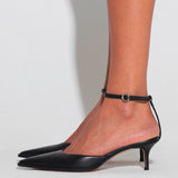 Aeyde - Sarina Leather Ankle-Strap Pumps