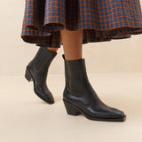 Roeffler Randall - Agnes Black Leather Western Boot