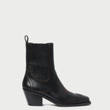 Roeffler Randall - Agnes Black Leather Western Boot