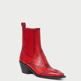 Roeffler Randall - Agnes Red Leather Western Boot