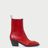 Roeffler Randall - Agnes Red Leather Western Boot