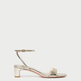 Roeffler Randall - Alice Champagne Leather Sandal