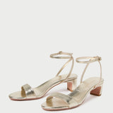 Roeffler Randall - Alice Champagne Leather Sandal