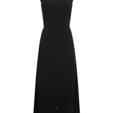 Posse - AMELIA SQUARE NECK DRESS - BLACK