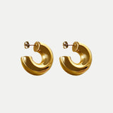 Veronica Beard - Gold Juliet Chubby Hoop 
Earrings