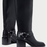 Roeffler Randall - Audrey Black Tall Engineer Boot