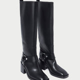 Roeffler Randall - Audrey Black Tall Engineer Boot