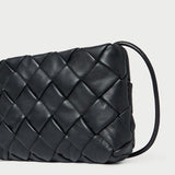 Roeffler Randall - Auzeen Black Woven Shoulder Bag