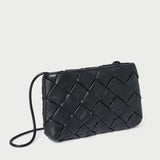 Roeffler Randall - Auzeen Black Woven Shoulder Bag