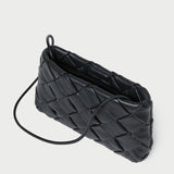 Roeffler Randall - Auzeen Black Woven Shoulder Bag