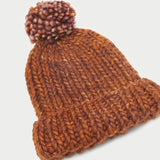 Roeffler Randall - Ava Sienna Knit Pompom Hat