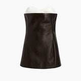 Khaite - Ayla Top in Black Leather