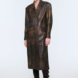 Ducie - Aggie Distressed Leather Coat