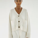 Almada Label - Beja Cardigan, cream