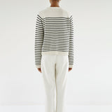 almadalabel - Raya Crewneck Sweater, stripe