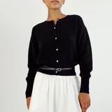 ALMADA LABEL - Coco Cardigan, black