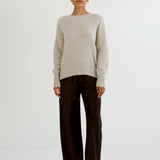 ALMADA LABEL - Mica Crewneck Sweater, taupe