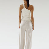 Almada Label - Bias Satin Pants, pearl