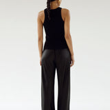 Almada Label - Bias Satin Pants, black