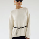 ALMADA LABEL - Flor Crewneck Sweater, shell