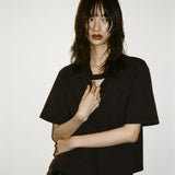 ALTUZARRA - Slit Crop T-Shirt