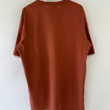 Hermès Orange Short Sleeve T-shirt with Stitched Arm Detail Size FR 46 (UK 36)