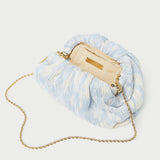 Roeffler Randall - Bailey Blue Floral Pleated Clutch