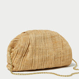 Roeffler Randall - Bailey Natural Pleated Dome Clutch