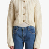 Khaite - Balser Cardigan in Cream