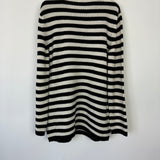 Christian Dior Black and White Striped Cashmere Jumper with Green Dragon Detail Size FR 36 (UK 8)RRP 2500£