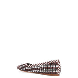 GABRIELA HEARST - Aurora Braided Flat Shoe in Chocolate Multi Leather