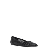 GABRIELA HEARST - Aurora Braided Flat Shoe in Black Leather