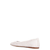 GABRIELA HEARST - Aurora Braided Flat Shoe in Pearlized White Leather