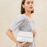 Roeffler Randall - Billie White Leather Shoulder Bag