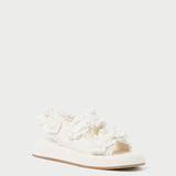 Roeffler Randall - Blaise White Leather Platform Sandal