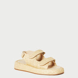 Roeffler Randall - Blaise Natural Raffia Platform Sandal