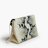 Khaite - Bobbi Bag in Natural Python-Embossed Leather