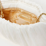 Roeffler Randall - Brit Pearl Flat Pleated Clutch