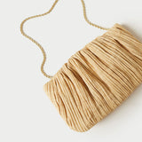 Roeffler Randall - Brit Natural Flat Pleated Clutch