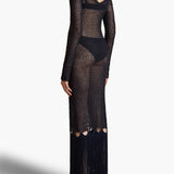 Khaite - Brune Dress in Midnight