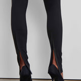 WARDROBE.NYC - Bonded Back Zip Legging