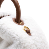 Elleme - Baozi Shearling Teddy White/Cognac