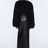 Ducie - Becca Cropped Shearling Jacket